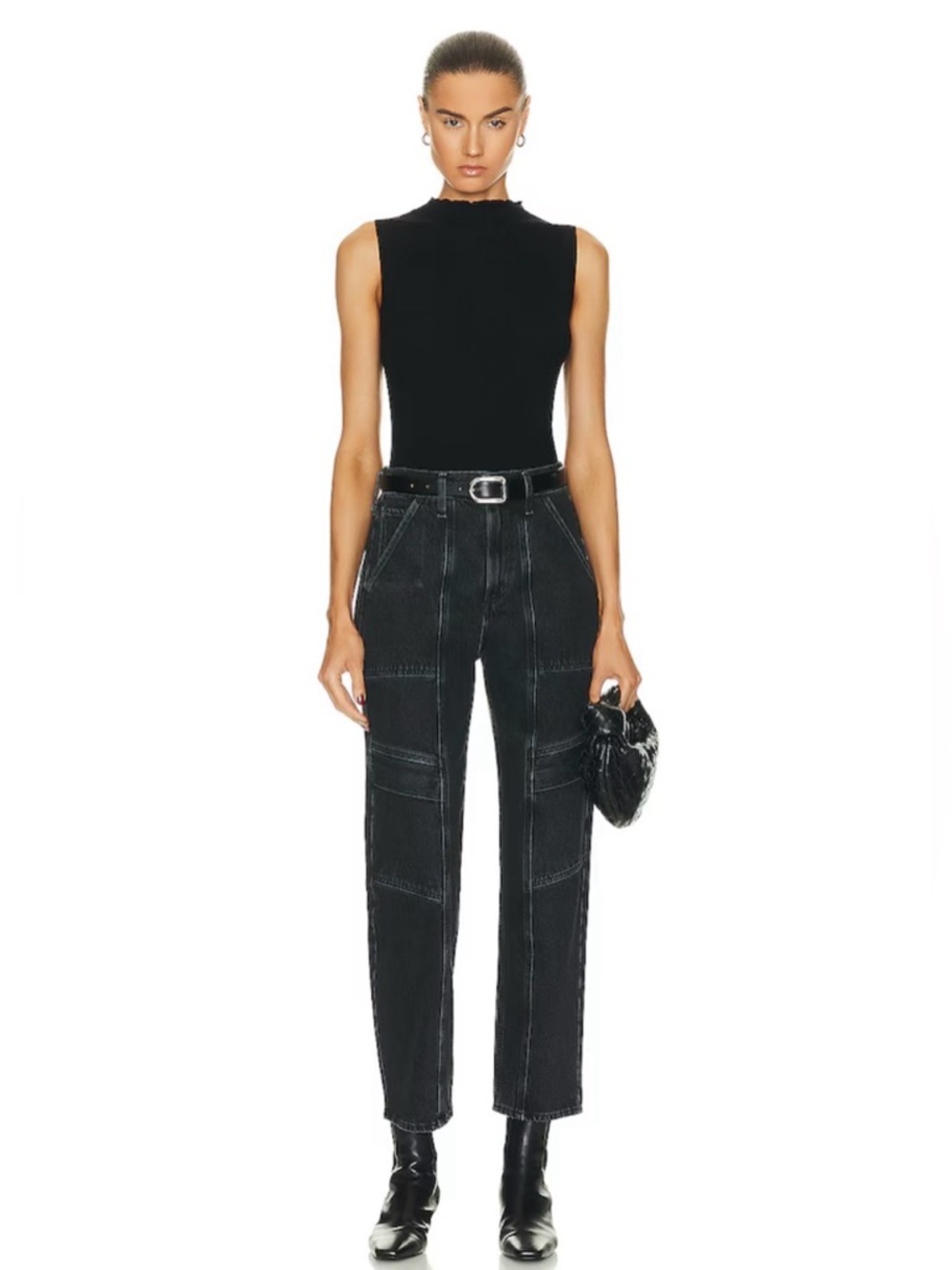 Agolde Cooper Cargo Jeans in Panther